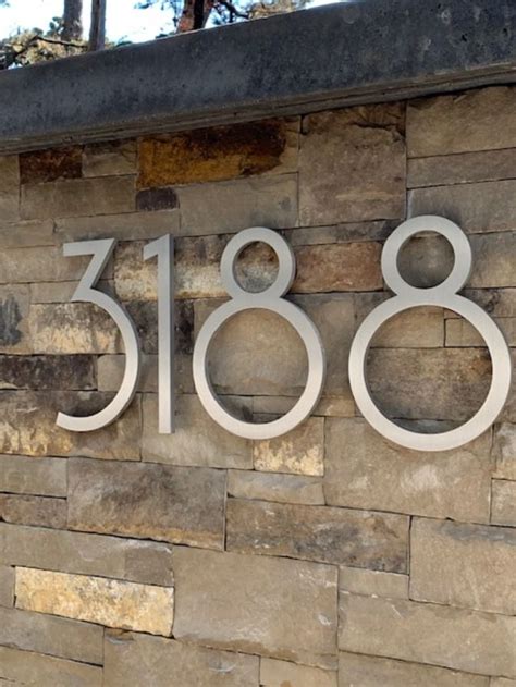 house numbers large metal|12 inch numbers for house.